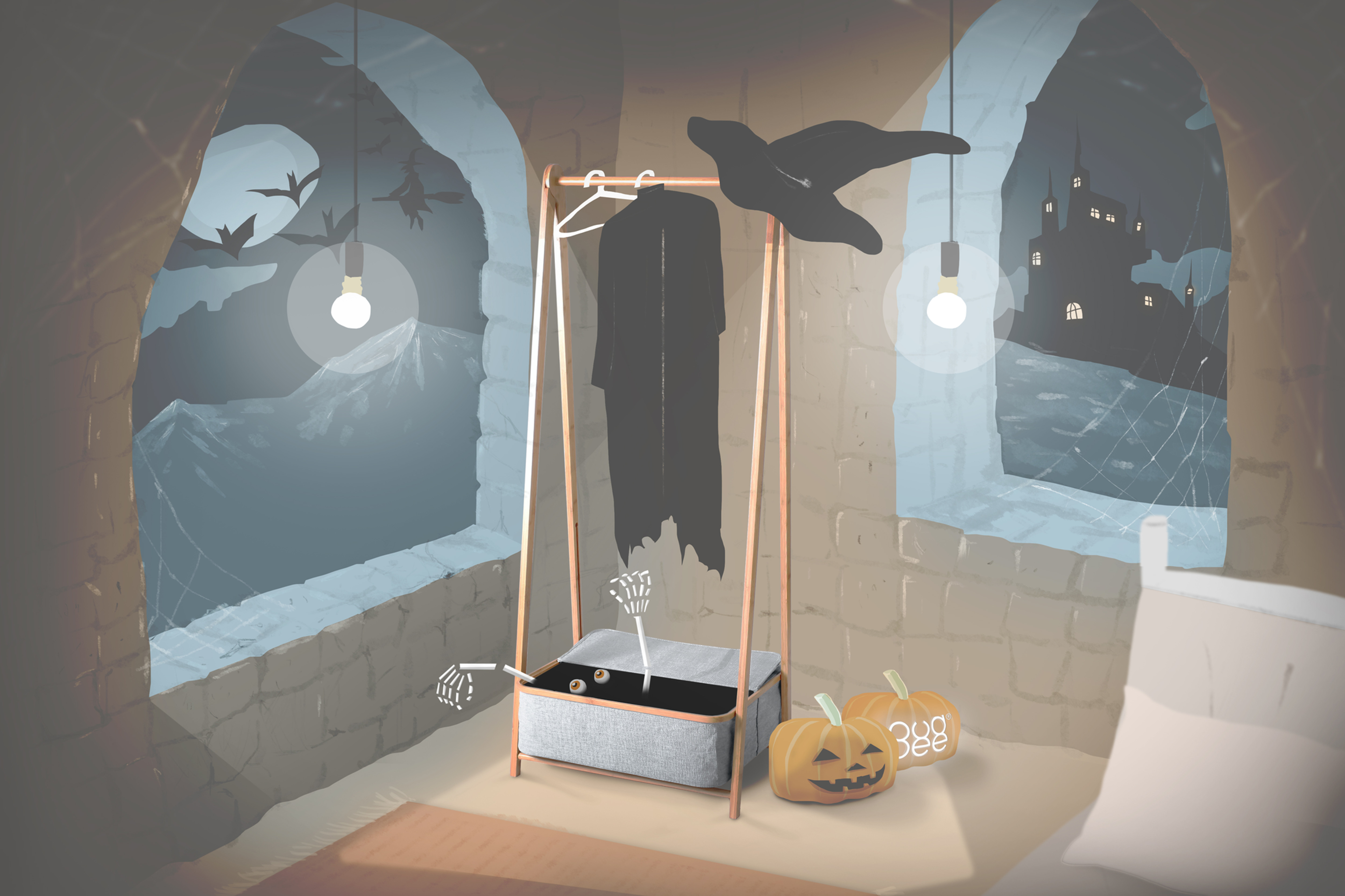 Gudee Blog-Alfa garment rack storage-Happy Halloween Stay Festive with ALFA Rack