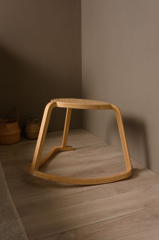 Side Rocking Stool TRIRO- rocking stool : A simple, timeless look combines well with a ...